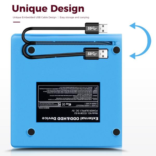 External CD Drive USB 3.0 External CD Drive - Tophatter Daily Deals