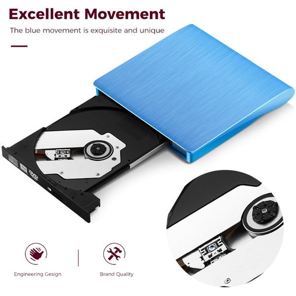 External CD Drive USB 3.0 External CD Drive - Tophatter Daily Deals