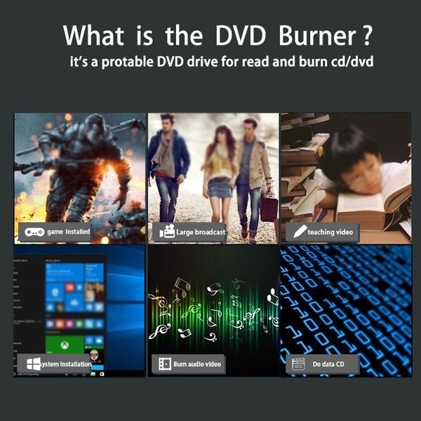 External CD Drive USB 3.0 External CD Drive - Tophatter Daily Deals