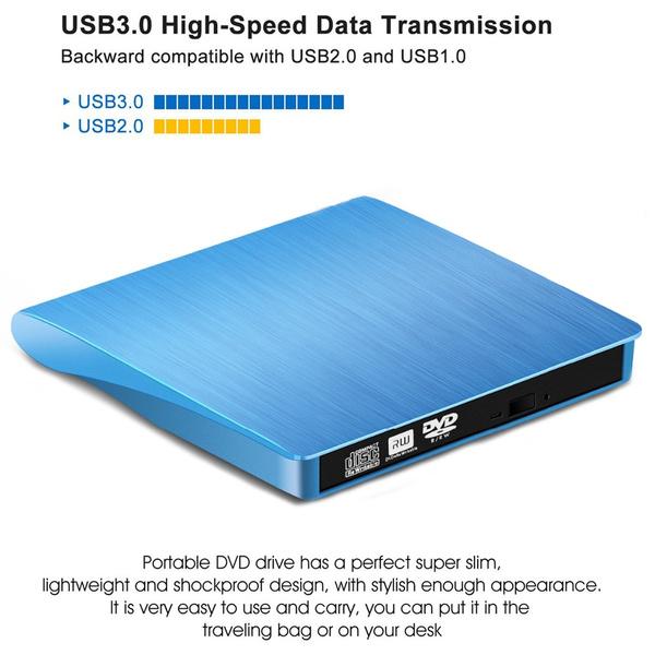 External CD Drive USB 3.0 External CD Drive - Tophatter Daily Deals
