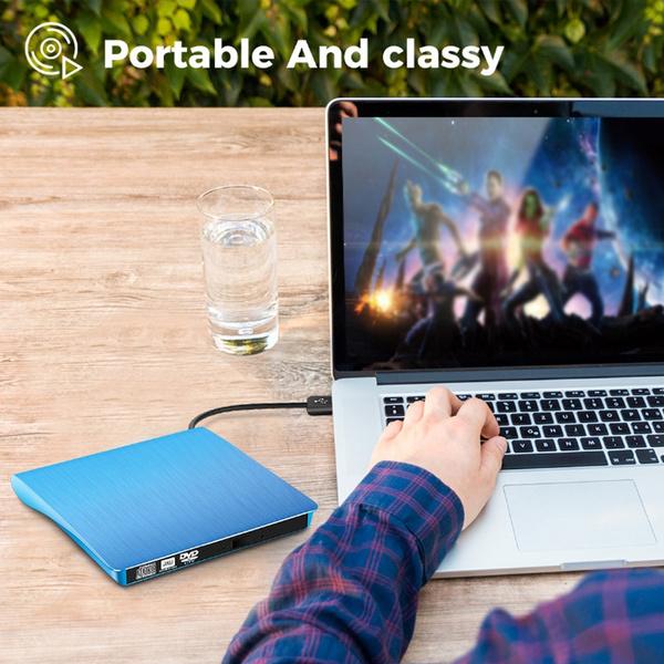 External CD Drive USB 3.0 External CD Drive - Tophatter Daily Deals