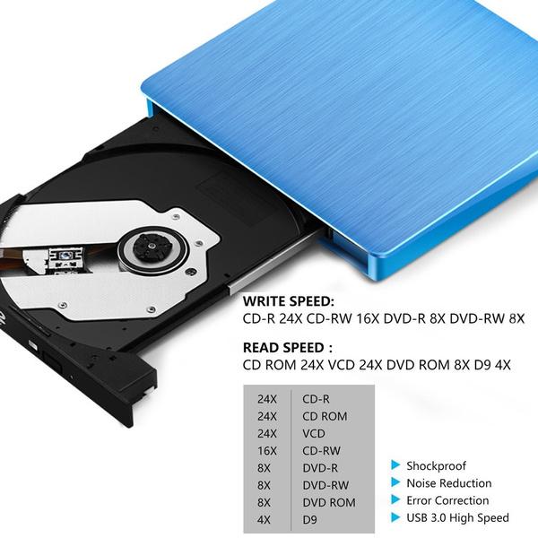 External CD Drive USB 3.0 External CD Drive - Tophatter Daily Deals