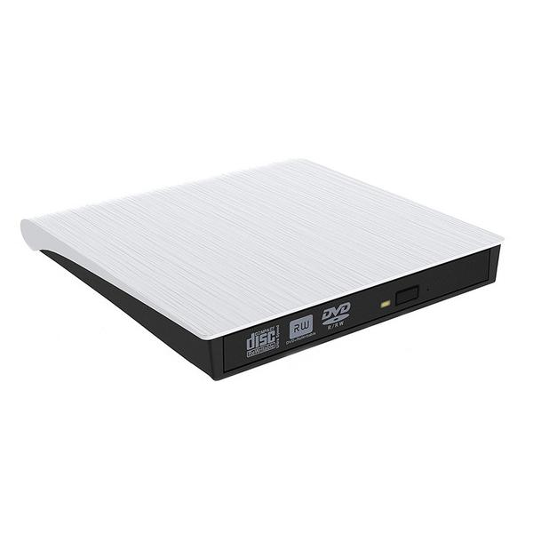 External CD Drive USB 3.0 White External CD Drive - Tophatter Daily Deals