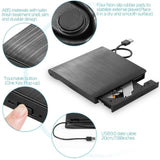 External CD DVD Drive USB 3.0 Slim Computer Accessories - Tophatter Daily Deals