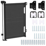 Extra Wide Child Safety Gate Retractable Door Baby Gear - Tophatter Daily Deals