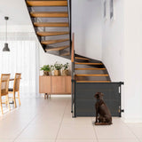 Extra Wide Child Safety Gate Retractable Door Baby Gear - Tophatter Daily Deals