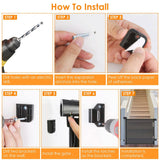 Extra Wide Child Safety Gate Retractable Door Baby Gear - Tophatter Daily Deals