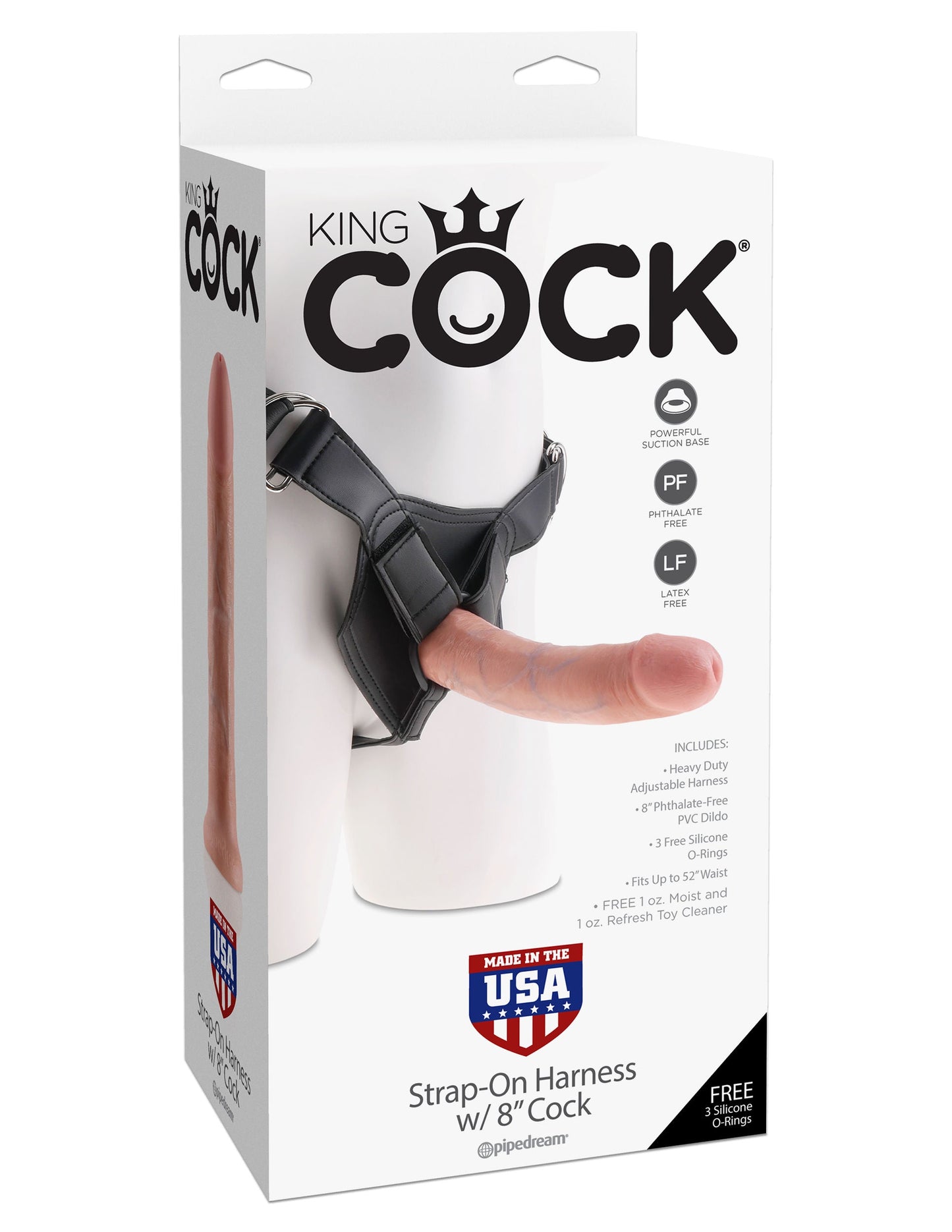 King Cock Strap-On Harness (Flesh) – Realistic Strap-On Harness > Dildos > Strap On Harnesses - Tophatter Daily Deals