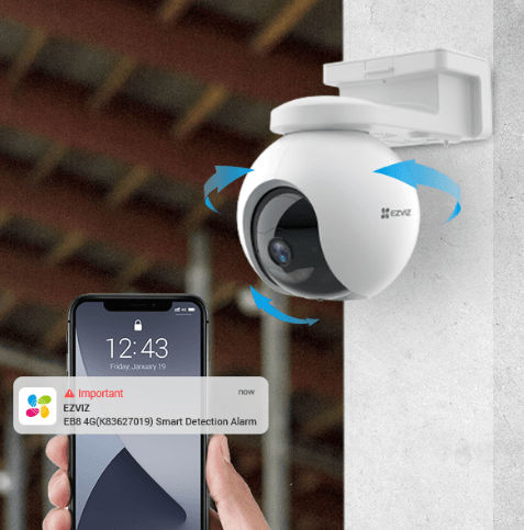 EZVIZ EB8 4G S/HOME CAMERA WITH SOLAR PANEL - Tophatter's Army Deals CCTV - Tophatter Daily Deals