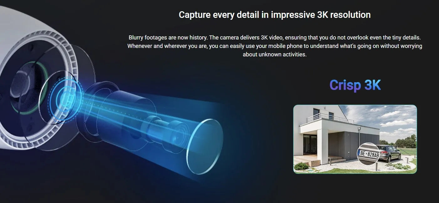 EZVIZ H3C 3K 5MP SMART OUTDOOR BULLET CAMERA - Tophatter's Army Deals CCTV - Tophatter Daily Deals