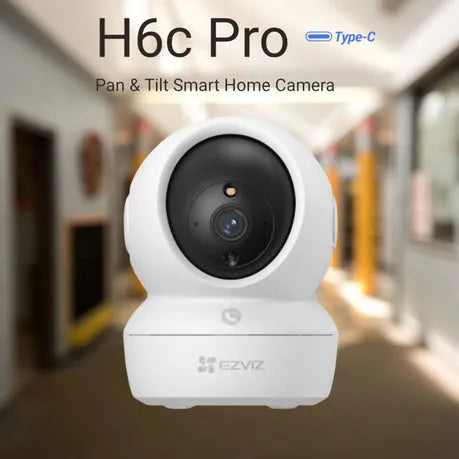 EZVIZ H6C PRO 2K+ 4MP SMART INDOOR CAMERA - Tophatter's Army Deals CCTV - Tophatter Daily Deals