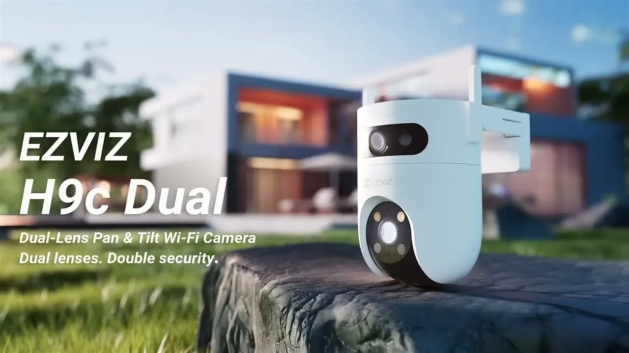 EZVIZ H9C DUAL 3K 5MP+5MP SMART OUTDOOR CAMERA - Tophatter's Army Deals CCTV - Tophatter Daily Deals