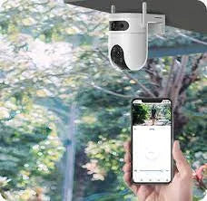EZVIZ H9C DUAL 3K 5MP+5MP SMART OUTDOOR CAMERA - Tophatter's Army Deals CCTV - Tophatter Daily Deals