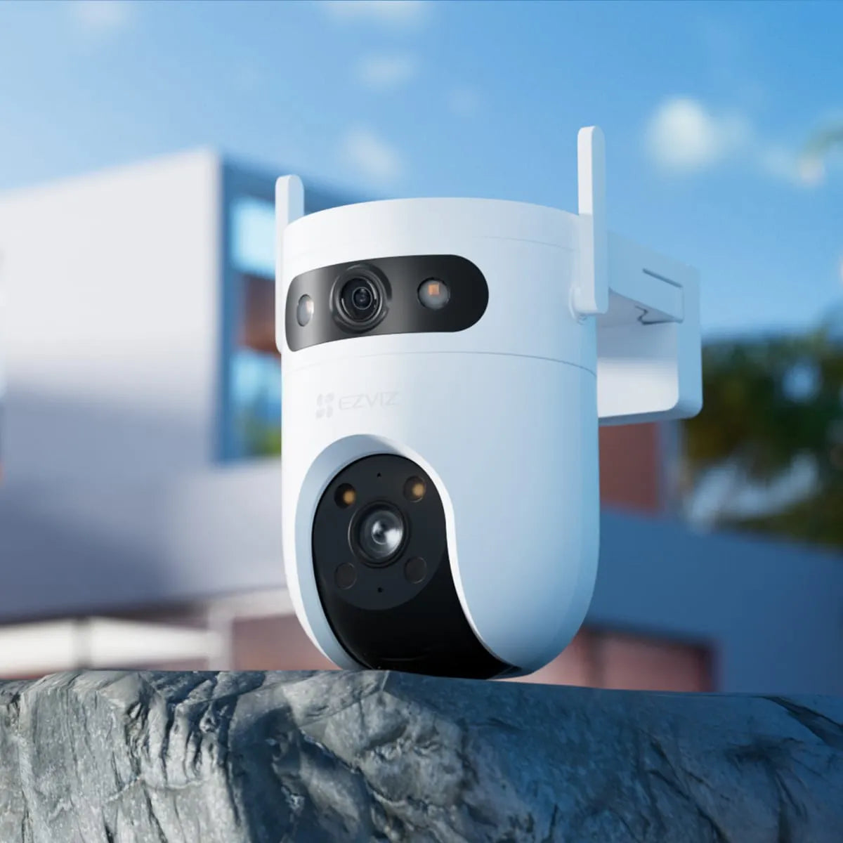 EZVIZ H9C DUAL 3K 5MP+5MP SMART OUTDOOR CAMERA - Tophatter's Army Deals CCTV - Tophatter Daily Deals