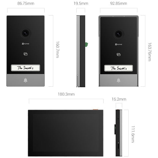 EZVIZ HP7 SMART VIDEO INTERCOM - 3MP - Tophatter's Army Deals INTERCOM - Tophatter Daily Deals