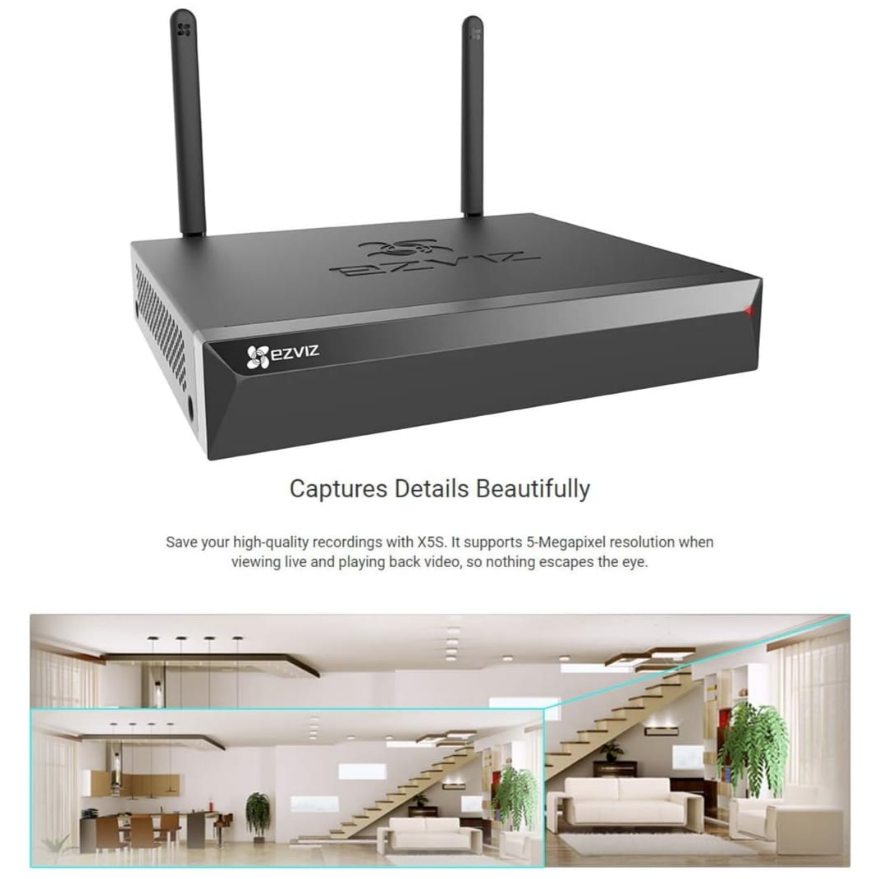 EZVIZ X5S 8CH WIRELESS NVR - Tophatter's Army Deals CCTV - Tophatter Daily Deals