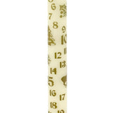 Traditional Christmas Advent Calendar Dinner Candle - Cream Advent Candle Advent Candle - Tophatter Daily Deals