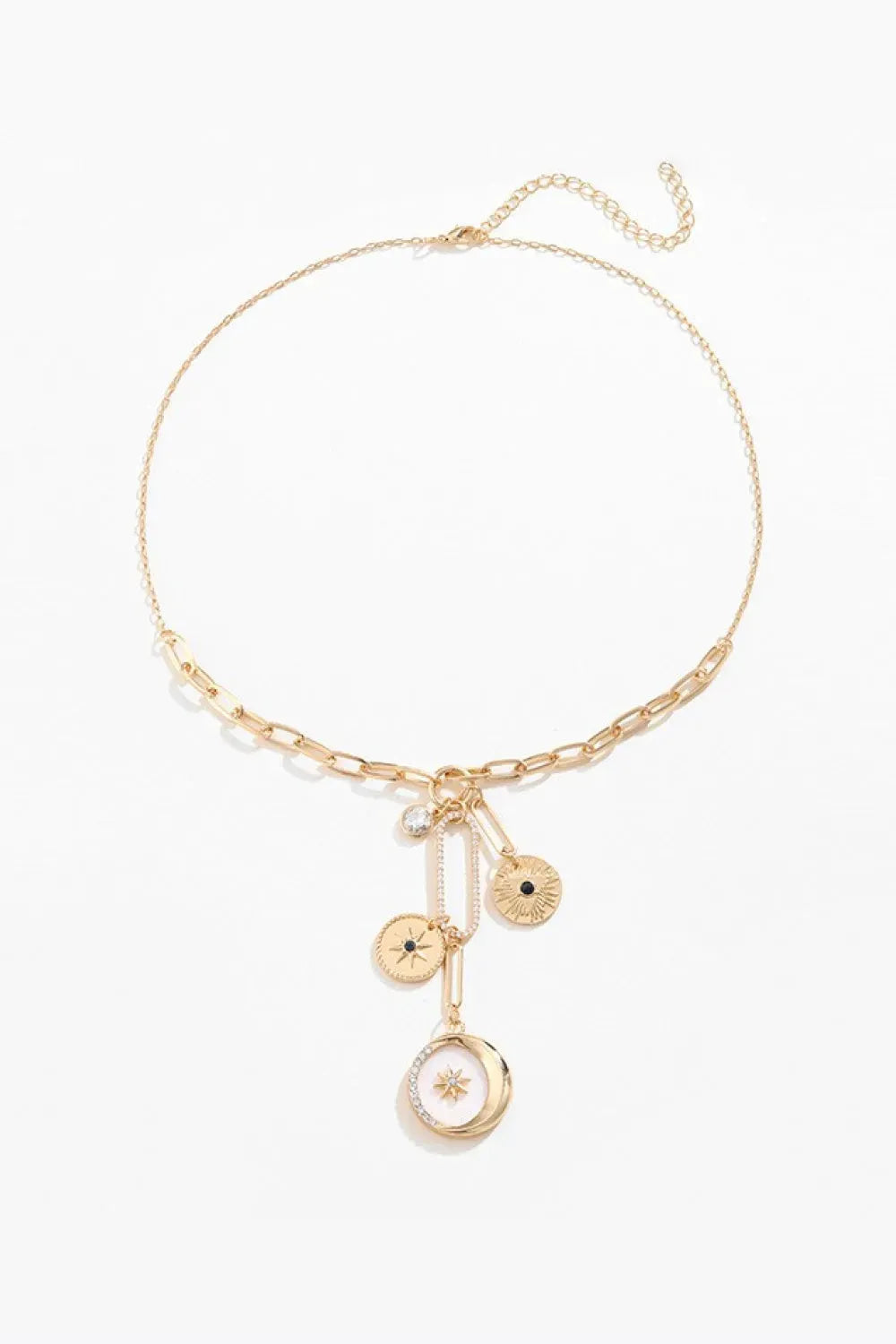 Rhinestone Alloy Necklace Necklaces - Tophatter Daily Deals