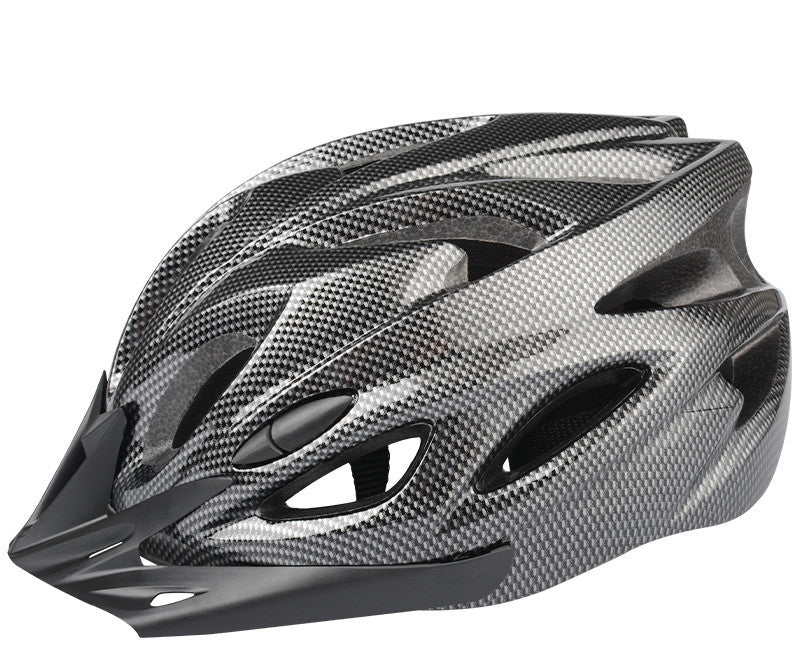 Bicycle Helmet Male Mountain Bike Road Wheel Sliding Balance Bike Breathable Riding Equipment Black One Size 0 - Tophatter Daily Deals