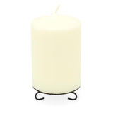 Black Round Metal Spike Candle Holder Pillar Candle Plate Candle Holder - Tophatter Daily Deals