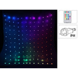 400 RGB LED Colour Changing Curtain Lights | Multi-coloured Window Lights 5x2x2m Fairy Lights - Tophatter Daily Deals