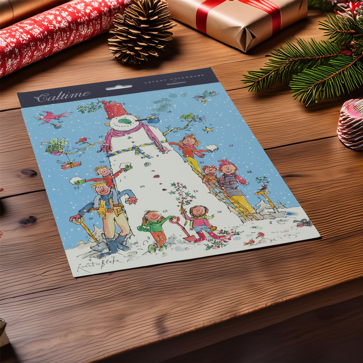 Quentin Blake Christmas Advent Calendar | Snowman Christmas Advent Calendar Advent Calendar - Tophatter Daily Deals
