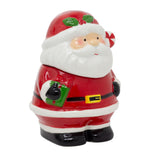 Santa Claus Christmas Storage Jar | Ceramic Cookie Jar Biscuit Barrel with Lid Jar - Tophatter Daily Deals