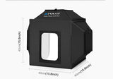 40cm Small Studio LED Folding Product Photo Light Box Simple Shooting Light 40cm new threesided ring ligh 220V US 0 - Tophatter Daily Deals