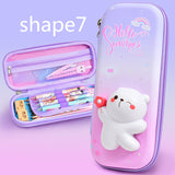 3D Decompression Pencil Case Multifunctional Large-capacity Shape7 0 - Tophatter Daily Deals