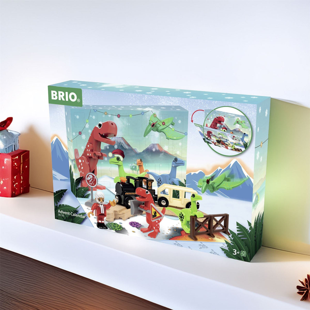 Children's Brio Dinosaur Advent Calendar | Kids Train Christmas Advent Calendar Advent Calendar - Tophatter Daily Deals