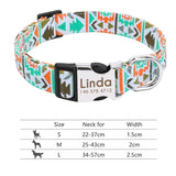 Adjustable Nylon Dog Collar Personalized Dogs Cat ID 217Orange 7 - Tophatter Daily Deals