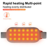 Belt Vibration Relief Electric Moxibustion Warm Belt 0 - Tophatter Daily Deals