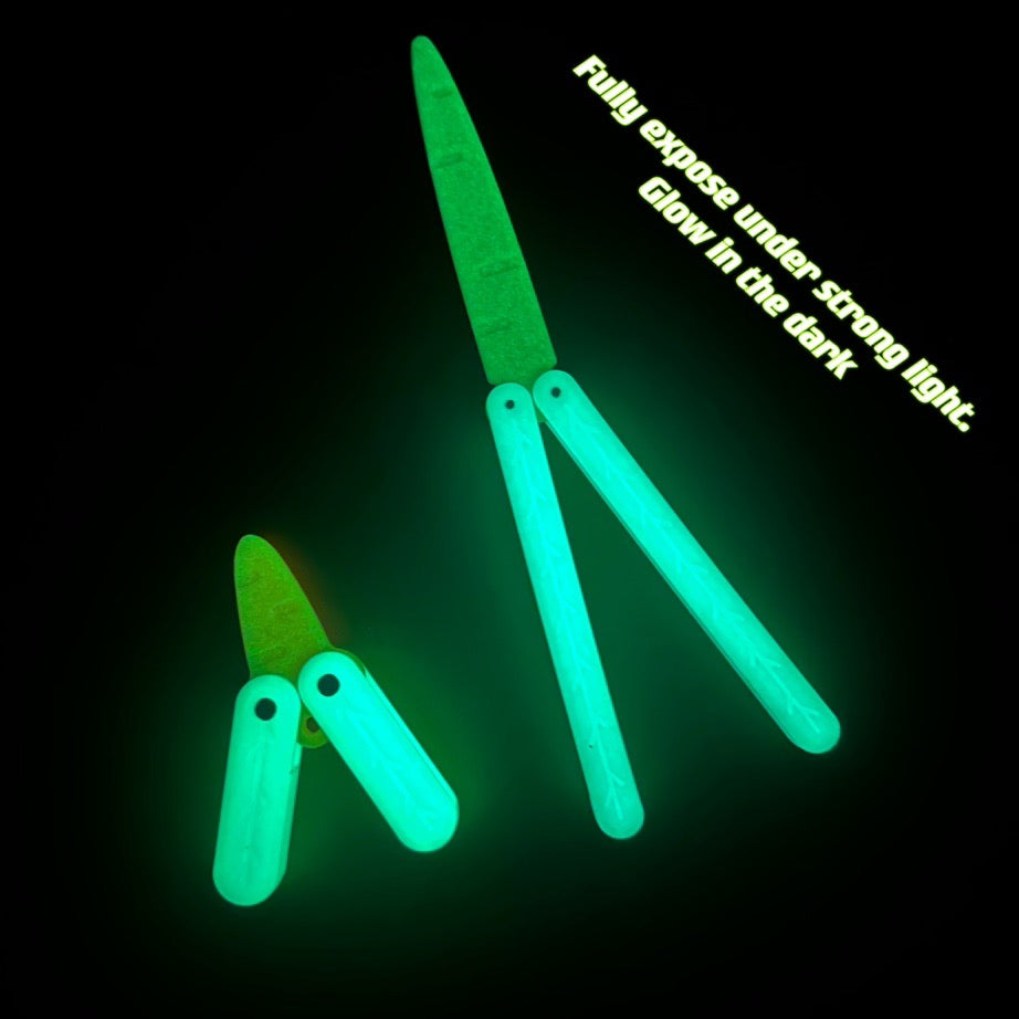 3D Printed Baby Mini M1911 Gravity Fidgets 2 * Luminous butterfly knives - Tophatter Daily Deals