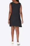 Full Size Round Neck Sleeveless Dress with Pockets Casual Dresses - Tophatter Daily Deals