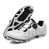 Breathable Cycling Shoes For Men Outdoor Sports Bike Sneakers Women Bicycle Shoes Road Cleats Sneakers Zapatillas Ciclismo Mountain style White 0 - Tophatter Daily Deals