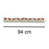 94cm Christmas Robin And Holly Fabric Draught Excluder For Doors | Winter Active Excluder Door Cushion | Festive Holly & Ivy Active Insulator Door Draught Cushion Draught Excluder - Tophatter Daily Deals