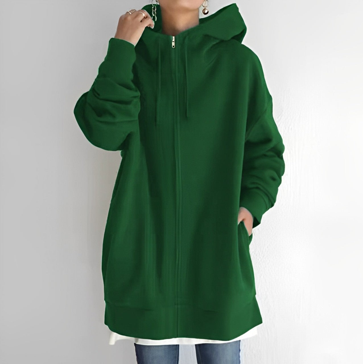 Warm Womens Fleece Hoodie - Oversized, Brushed Fleece - Tophatter Daily Deals