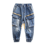 Boys Spring And Autumn Jeans Blue 0 - Tophatter Daily Deals