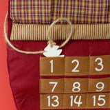 Santa Christmas Advent Calendar | Reusable 24 Pocket Advent Calendar - 70cm Advent Calendar - Tophatter Daily Deals