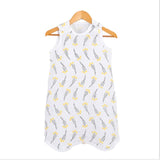 Baby Cotton Double Gauze Printed Vest Small flowers 0 - Tophatter Daily Deals