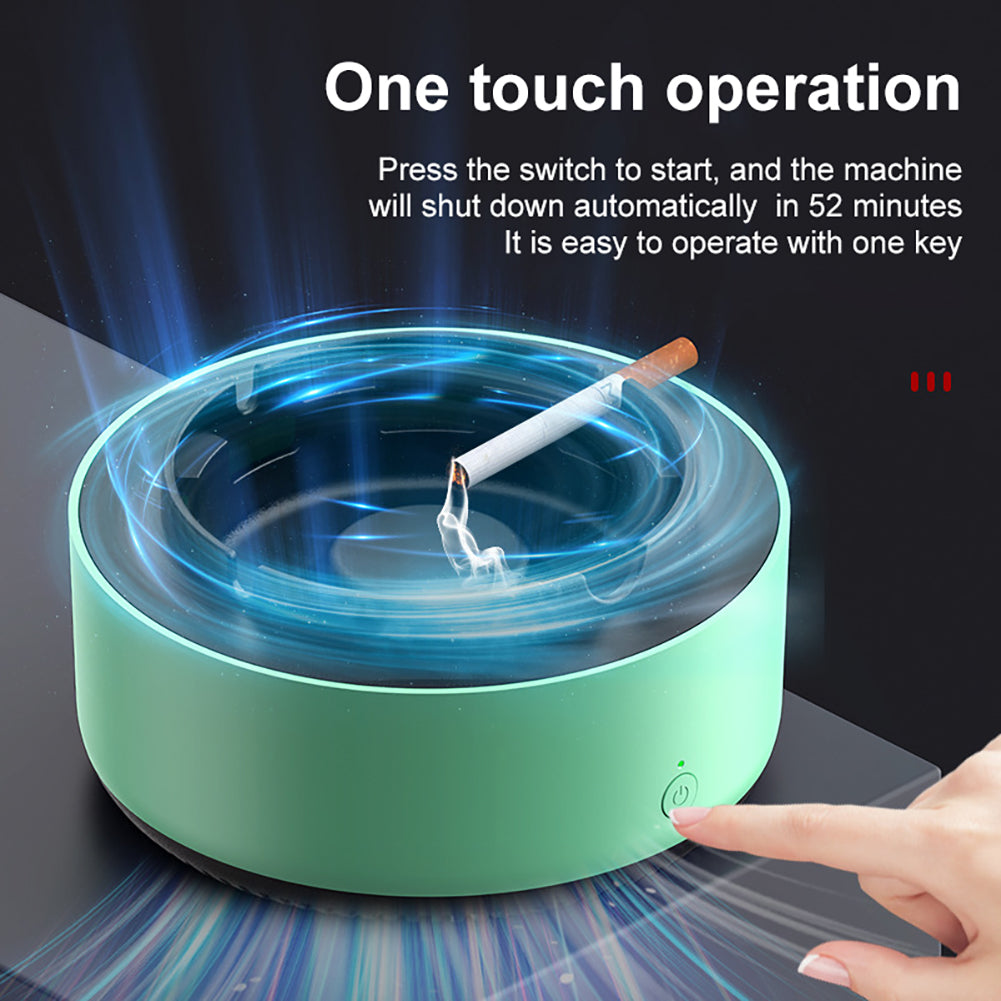 Air Purifier Ashtray Intelligent Electronic Ashtray For Filtering Second-Hand Smoke From Cigarettes Remove Smoking Home Office 4 - Tophatter Daily Deals