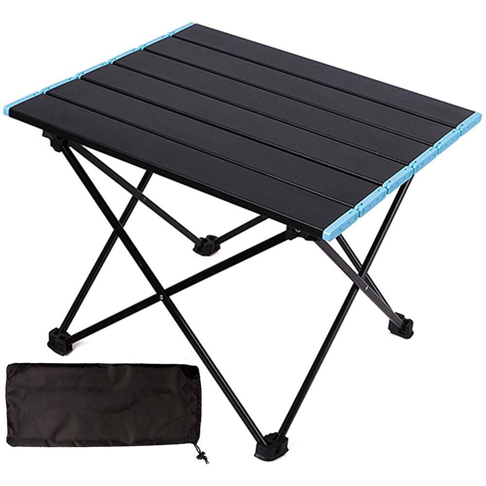 Folding Camping Tables with Carry Bag Portable Garden Picnic BBQ Beach Fishing - Tophatter Daily Deals