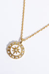 Zircon Decor North Star Pendant Copper Necklace Necklaces - Tophatter Daily Deals