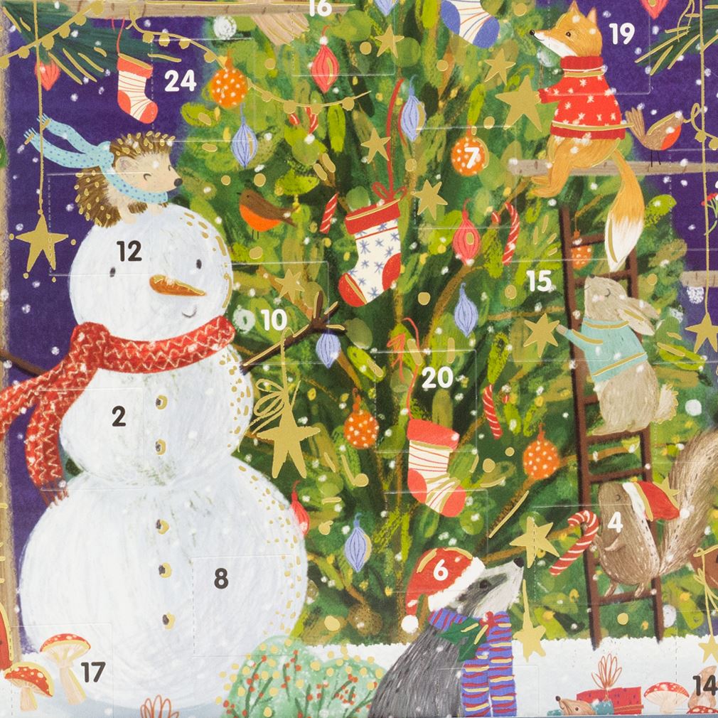 Decorating the Tree Christmas Advent Calendar | Snowman Advent Calendar Advent Calendar - Tophatter Daily Deals