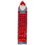 Santa Gnome Christmas Advent Calendar | Fabric 24-Pocket Hanging Gonk Calendar Advent Calendar - Tophatter Daily Deals