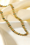 Leaf Chain Lobster Clasp Necklace Necklaces - Tophatter Daily Deals