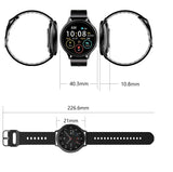 Bluetooth Call AI Voice Assistant Sleep Blood Pressure Blood Oxygen Smart Watch 0 - Tophatter Daily Deals