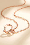 Zircon Decor 999 Sterling Silver Necklace Necklaces - Tophatter Daily Deals