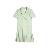 Asakawa Jiuyi Suit Dress Women''s Summer New Style Green 0 - Tophatter Daily Deals