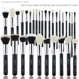 30 PCs Makeup Brush Set Soft Hair Eye Shadow Blush Face Powder Full Set 30 Pieces Type A 0 - Tophatter Daily Deals